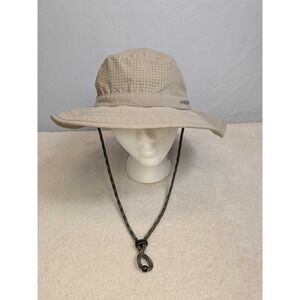 MISSION Bucket Hat Tan Perforated Venting UPF Sun Protection Outdoor